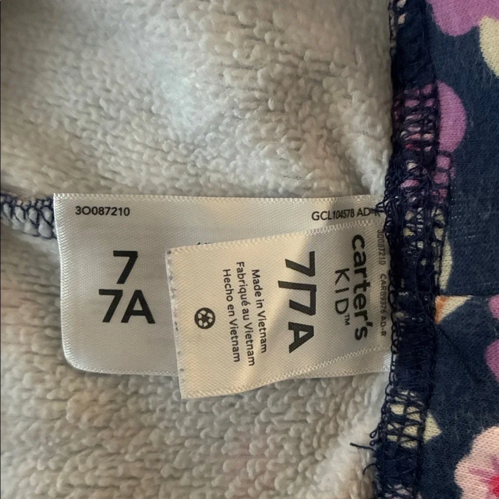Carter's Fleece Leggings mix Set Sz 7/7A